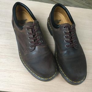 Dr Doc Martens Mens Leather M Brown 5 Eye